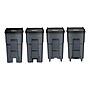 Rubbermaid BRUTE Rollout Plastic Outdoor Trash Can, 65 Gallon, Gray (FG9W2100GRAY)~#|#~sp44342836_sc7