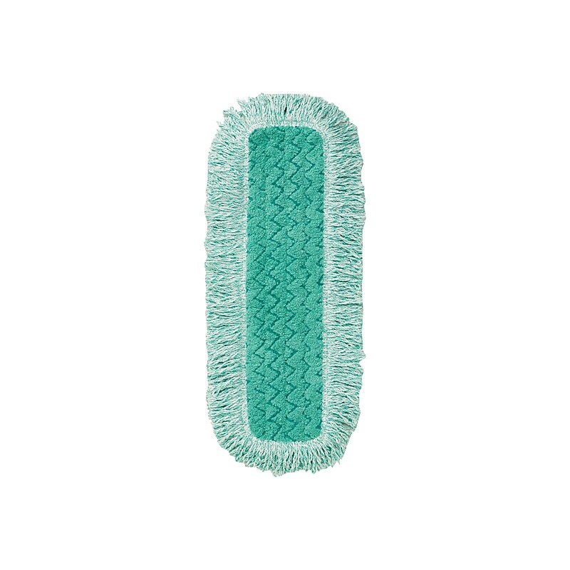 Rubbermaid Commercial HYGEN Microfiber Dust Mop Pad, Green (FGQ41800GR00) image 1