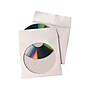 Quality Park Tech-No-Tear Sleeves for CD/DVD, White Paper, 100/Box (QUA77203)~#|#~sp44342891_sc7