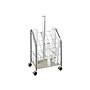 Safco Wire Mobile File Cart with Lockable Wheels, Gray (3091)~#|#~sp44342960_sc7