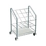 Safco Wire Mobile File Cart with Lockable Wheels, Light Gray (3090)~#|#~sp44342961_sc7