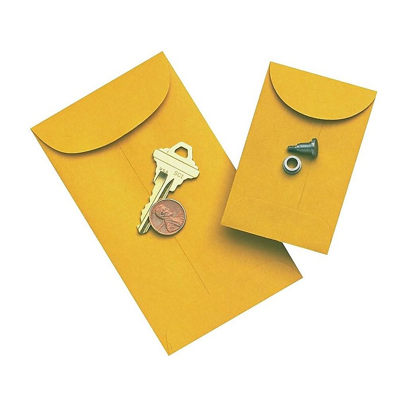 Quality Park #7 Envelope 3 1/2" x 6 1/2", Manila, 500/Box (QUA50762) image 1