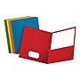 Oxford 10 2-Pocket Paper Presentation Folder, Assorted, 25/Box (57513EE)~#|#~sp44343095_sc7