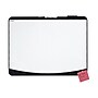 Quartet Designer Tack & Write Melamine Dry-Erase Whiteboard, Plastic Frame, 2' x 1.5' (06355BK)~#|#~sp44343188_sc7