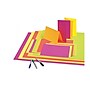 Pacon Neon Poster Boards, 2.5' x 2', Assorted Colors, 25/Carton (104234)~#|#~sp44343205_sc7