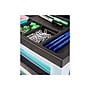 Iris 4 Drawers Storage Cart, Black/Clear (116827)~#|#~sp44343239_sc7