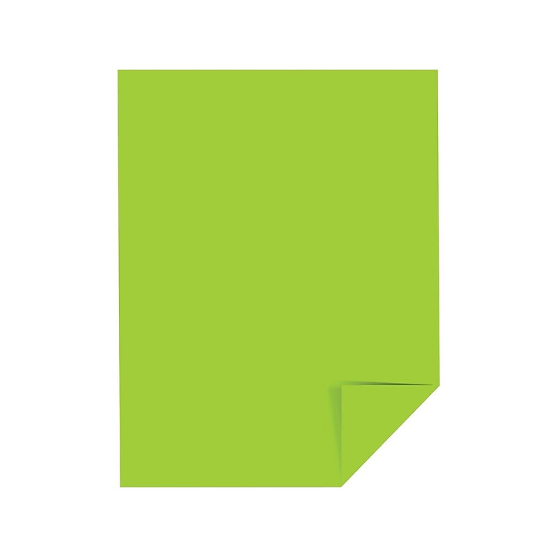 Astrobrights Cardstock Paper, 65 lbs, 8.5" x 11", Terra Green, 250/Pack (22781) image 1