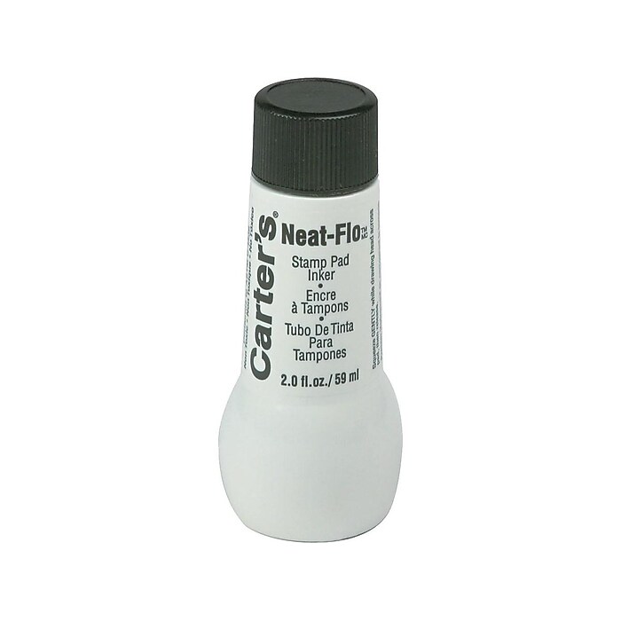 Carter's Refillable Neat-Flo Bottle Inker, Quick Drying Non