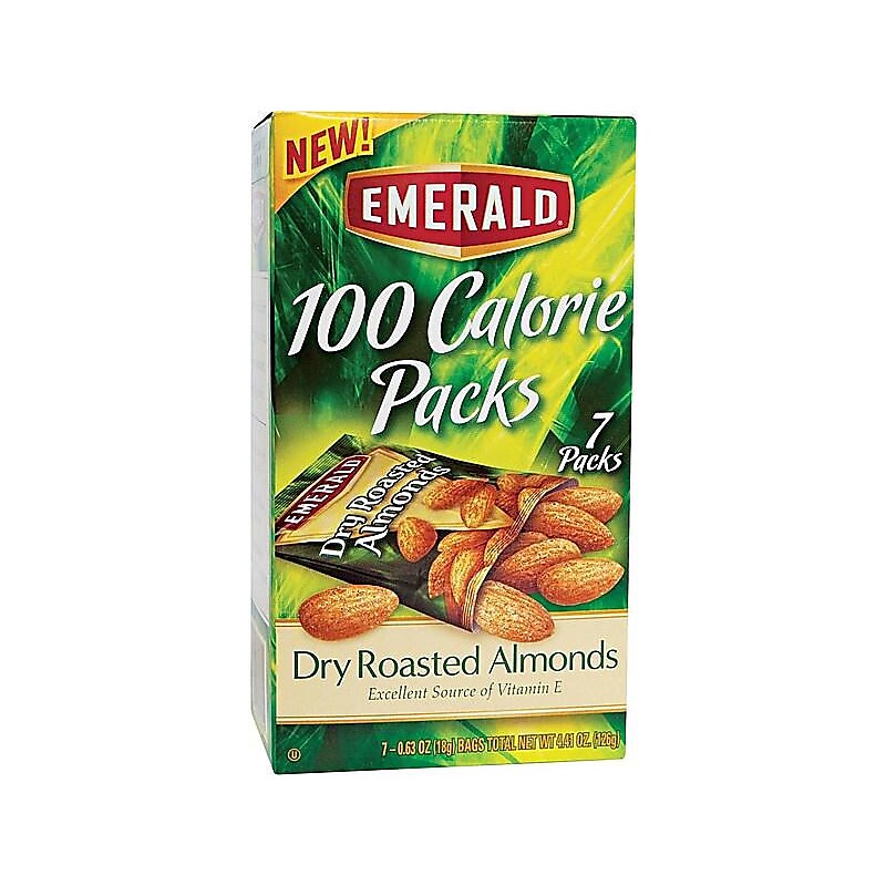 Emerald Dry Roasted Almonds, 0.63 oz., 7 Packs/Box (DFW34895 ) image 1
