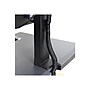 Ergotron WorkFit-T 35"W Adjustable Standing Desk Converter, Black/Dark Gray (33-397-085)~#|#~sp44343401_sc7
