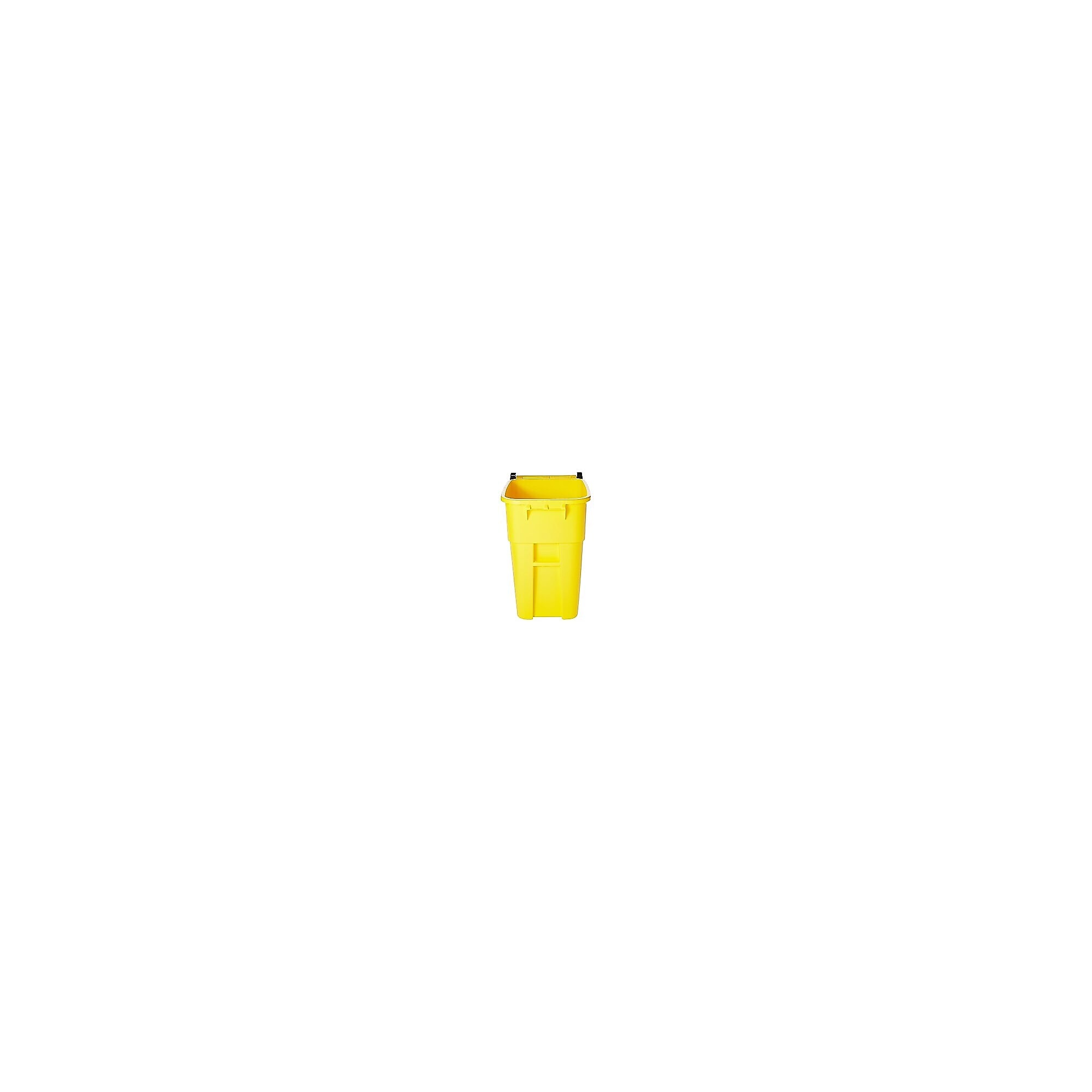 Rubbermaid BRUTE Rollout Plastic Outdoor Trash Can, 50 Gallon, Yellow (FG9W2700YEL) Sansujyuku sansujyuku.com