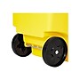 Rubbermaid BRUTE Rollout Plastic Outdoor Trash Can, 50 Gallon, Yellow (FG9W2700YEL)~#|#~sp44343433_sc7
