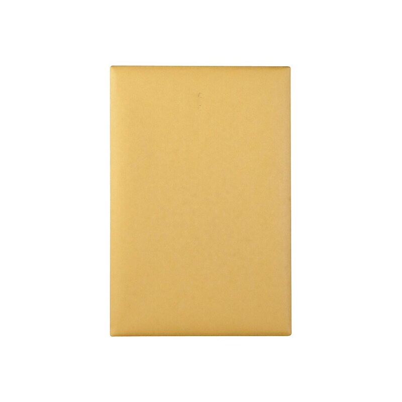 Quality Park Clasp & Moistenable Glue Kraft Catalog Envelopes, 6" x 9", Kraft, 100/Box (QUA37755) image 1