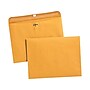 Quality Park Clasp Kraft Catalog Envelopes, 9"L x 12"H, Kraft, 100/Box (QUA38090)~#|#~sp44343610_sc7