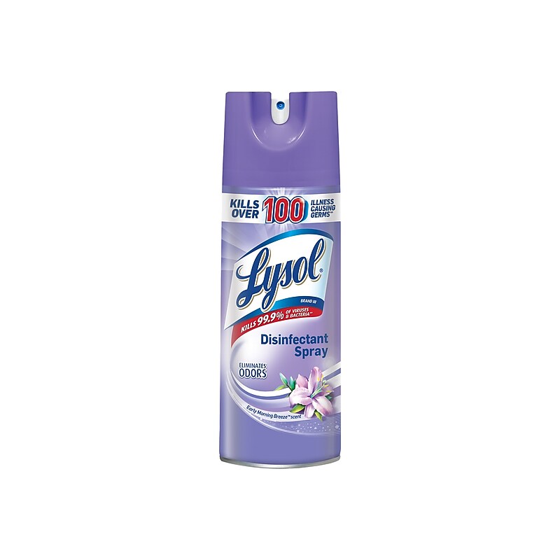 Lysol All-Purpose Cleaners & Spray Disinfectant, Early Morning Breeze Scent, 12.5 oz., 12/Carton (RAC80833) image 1