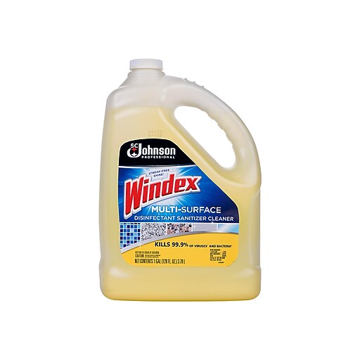 Windex® Antibacterial MultiSurface Cleaner Refill, 1 Gallon at Staples