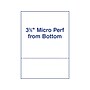 Alliance Pre-Perforated 8.5" x 11", Bond Paper, 24 lbs., 92 Brightness, 500 Sheets/Ream (30044)~#|#~sp44344096_sc7