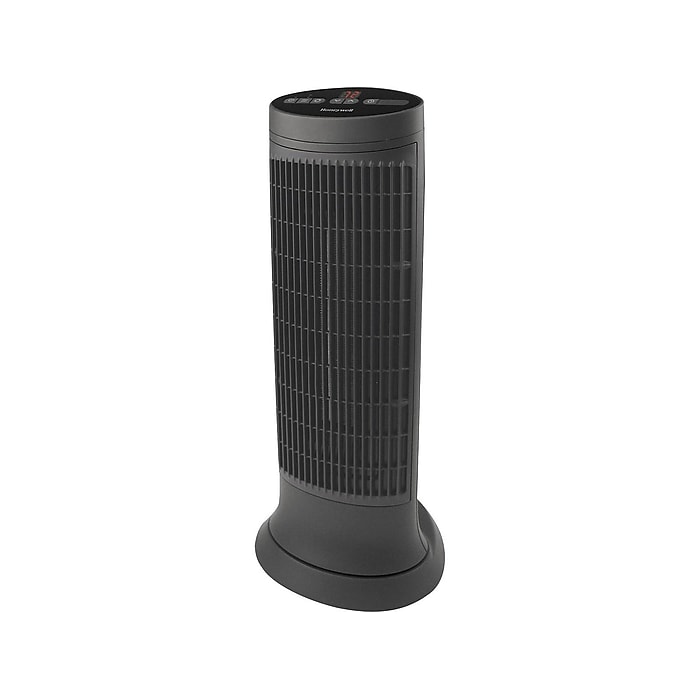 Honeywell 1500-Watt 5118 BTU Ceramic Electric Tower Heater, Dark