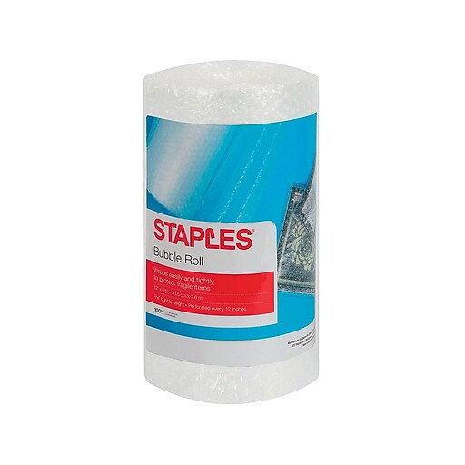 3/16" Bubble Roll, 12"x25' (27161) at Staples
