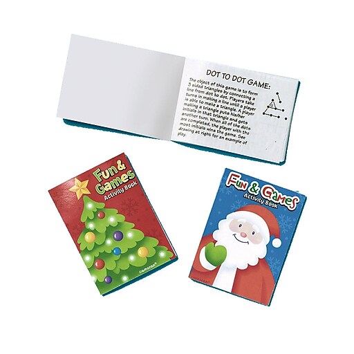 Shop Staples for Amscan Christmas Activity Pads, 10/Pack, 8 Per Pack