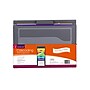 Smead 6 Pocket Cascading Poly Letter Size Wall Organizer, Gray/Bright Pockets (92060)~#|#~sp44487798_sc7