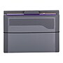 Smead 6 Pocket Cascading Poly Letter Size Wall Organizer, Gray/Bright Pockets (92060)~#|#~sp44487799_sc7