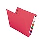 Smead End Tab Classification Folders, Shelf-Master Reinforced Straight-Cut Tab, Letter Size, Red, 50/Box (25740)~#|#~sp44487879_sc7