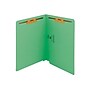 Smead End Tab Classification Folders, Shelf-Master Reinforced Straight-Cut Tab, Letter Size, Green, 50/Box (25140)~#|#~sp44487884_sc7
