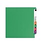 Smead End Tab Classification Folders, Shelf-Master Reinforced Straight-Cut Tab, Letter Size, Green, 50/Box (25140)~#|#~sp44487888_sc7