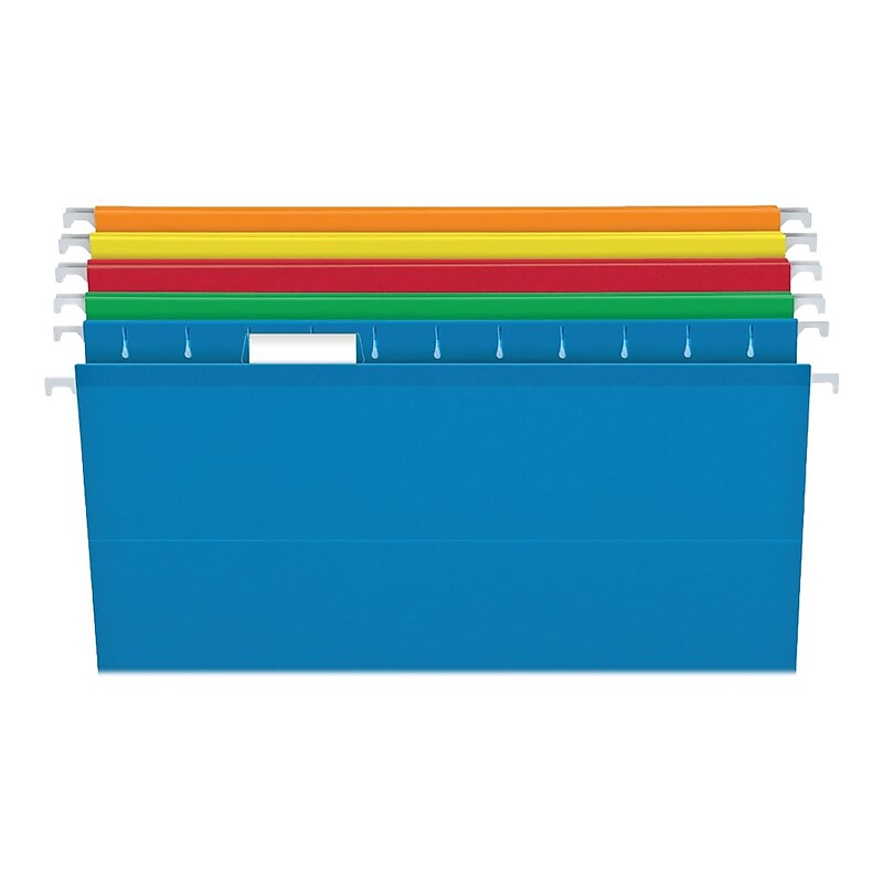 Pendaflex Box Bottom Hanging File Folders, Letter Size, Assorted Colors, 25/Box (PFX 04152x2 ASST) image 1