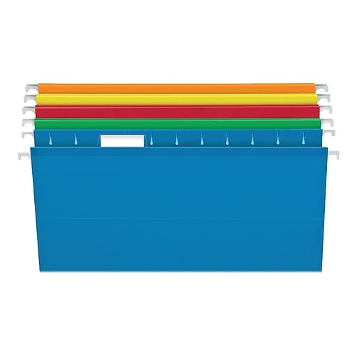 Letter Green, Staples Reinforced Box-Bottom Hanging File Folders 2" Capacity 