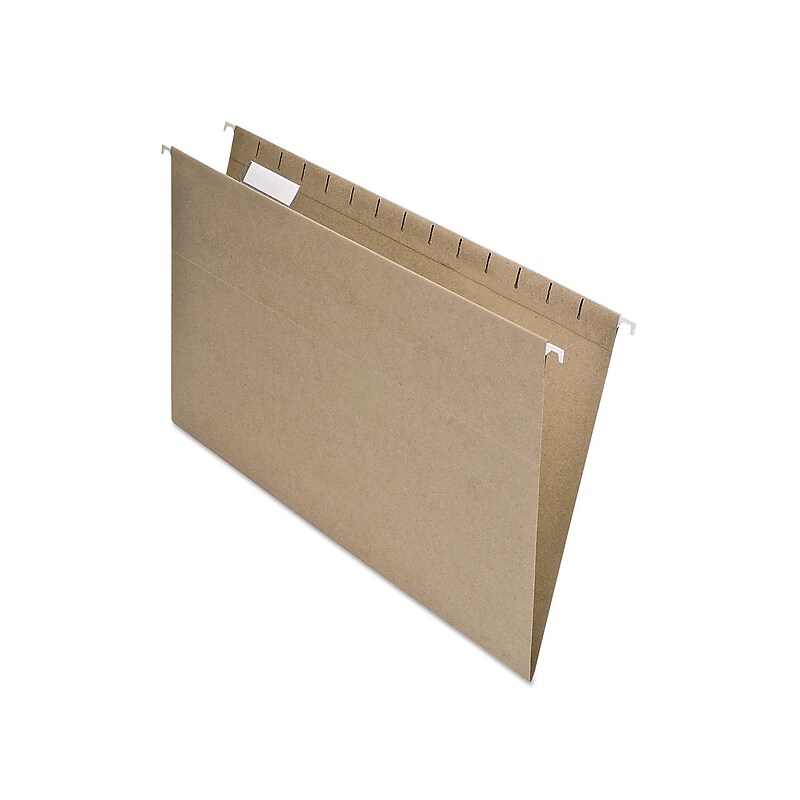 Pendaflex 100% Recycled Hanging File Folders, Legal Size, Tan, 25/Box (PFX 76542) image 1