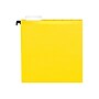 Pendaflex SureHook Reinforced Hanging File Folders, 5-Tab, Letter Size, Yellow, 20/Box (PFX 6152 1/5 YEL)~#|#~sp44487939_sc7
