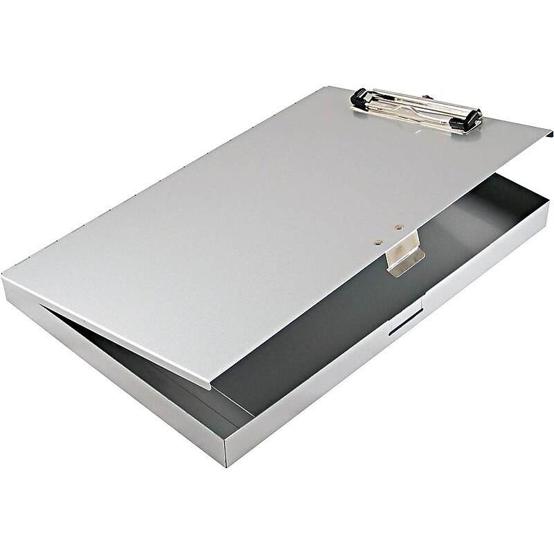 Saunders Tuff Writer Aluminum Storage Clipboard, Silver (45300) image 1