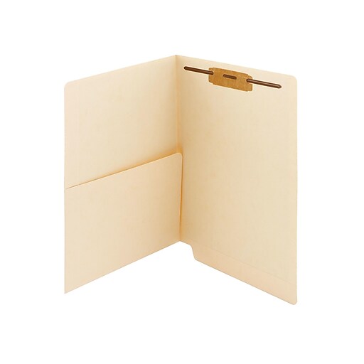 Smead End Tab Classification Folders, StraightCut Tab, Letter Size, Manila, 50/Box (34100