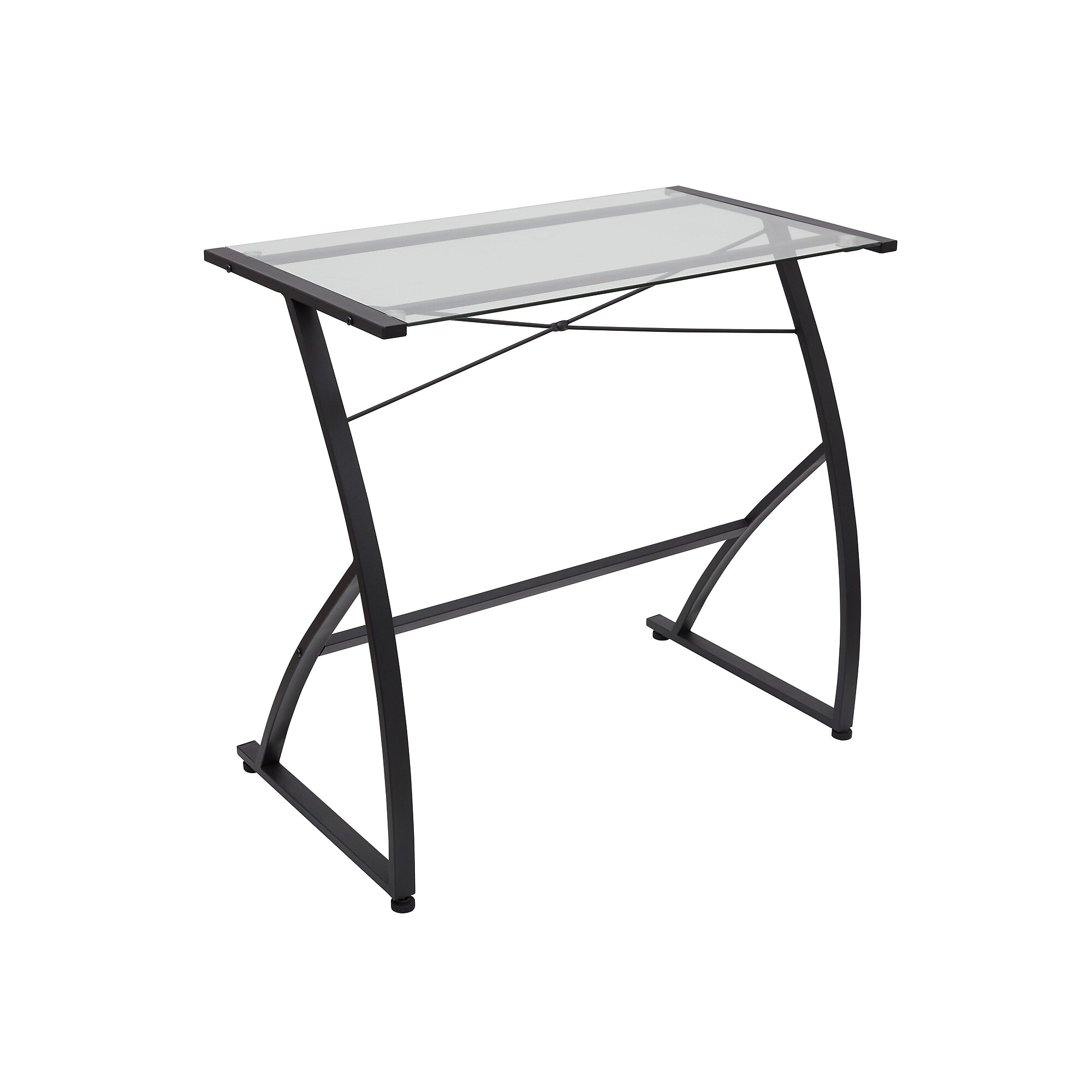 Staples 31.5″W Glass Computer Desk, Black (44851) Sansujyuku sansujyuku.com
