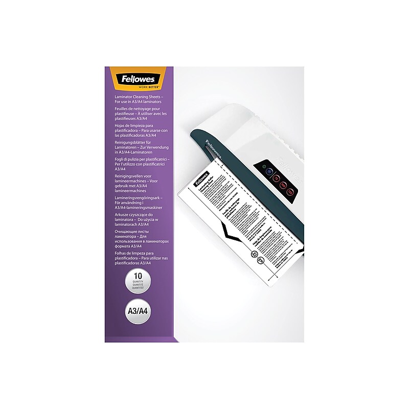 Fellowes Laminating Sheets, Letter Size, 10/Pack (FEL5320603) image 1