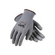G-Tek GP Polyurethane Coating Nylon Gloves, Gray Dozen (33-G125/L)