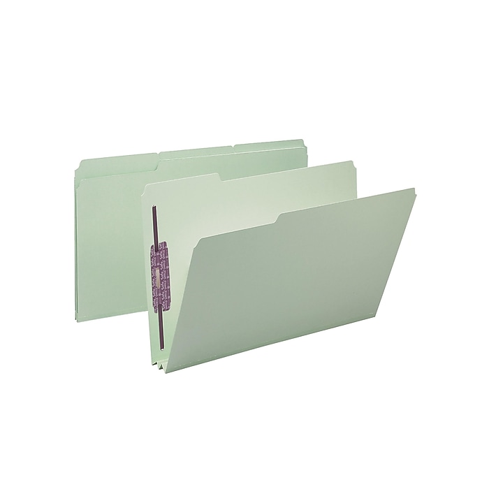 Smead Pressboard Classification Folders with SafeSHIELD Fasteners