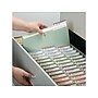Smead Pressboard Classification Folders with SafeSHIELD Fasteners, 1/3-Cut Tab, Legal Size, Gray/Green, 25/Box (19934)~#|#~sp44488165_sc7