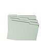 Smead Pressboard Classification Folders with SafeSHIELD Fasteners, 1/3-Cut Tab, Legal Size, Gray/Green, 25/Box (19934)~#|#~sp44488166_sc7