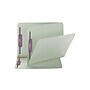 Smead Heavy Duty Pressboard Classification Folders, Straight-Cut Tab, Letter Size, Gray/Green, 25/Box (14910)~#|#~sp44488327_sc7
