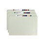 Smead Pressboard Classification Folders with SafeSHIELD Fasteners, Straight-Cut Tab, Legal Size, Gray/Green, 25/Box (19910)~#|#~sp44488335_sc7
