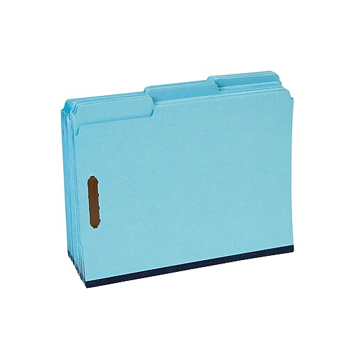 Staples® Pressboard Fastener Folders, Letter, 3" Expansion, 25/Box
