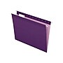 Pendaflex Reinforced Hanging File Folders, 1/5 Tab, Letter Size, Violet, 25/Box (PFX 4152 1/5 VIO)~#|#~sp44488388_sc7