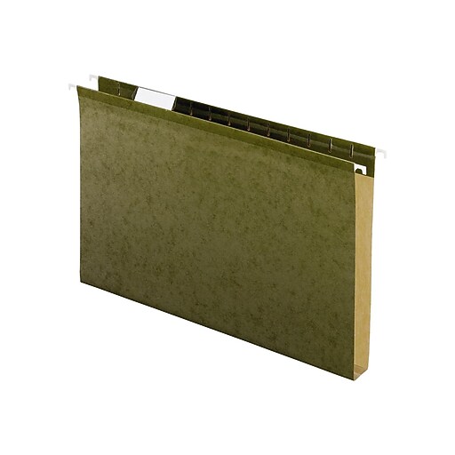 Pendaflex Reinforced Hanging File Folders, Extra Capacity, 1" Expansion