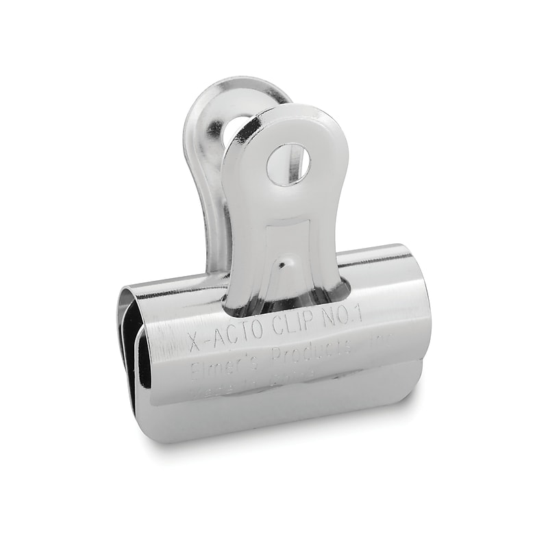 X-ACTO #1 Bulldog Clips, Nickel Plated, 36/Box (2001) image 1