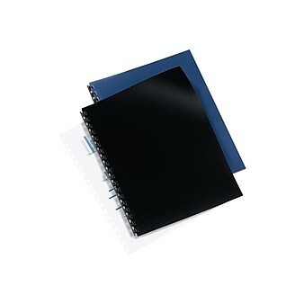 Swingline GBC Solids Standard Presentation Covers Presentation Covers, 8.5"W x 11"H (US letter), Black, 50 Pack (2514493)