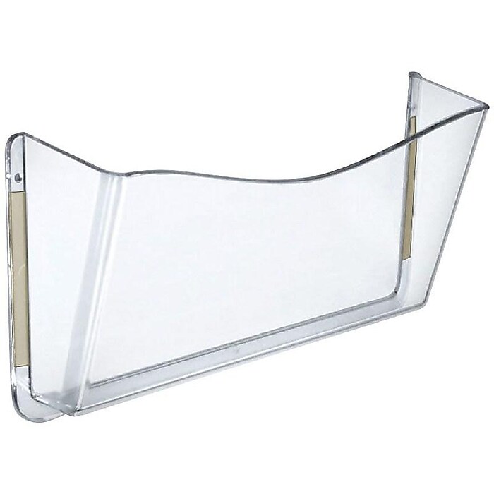 Azar Document Holders, Clear Polystyrene, 4/Pack (250035) | Staples