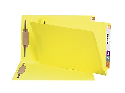 Letter Size 2 Fasteners Smead End Tab Fastener File Folder Shelf-Master® Reinforced Straight-Cut Tab 25540 50 per Box Lavender